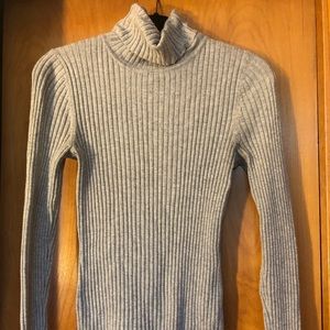 Express Gray Turtleneck Sweater